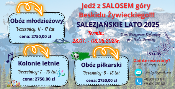 Jedź z SALOSEM w piękne góry Beskidu Żywieckiego Żabnica 2025